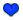 قلب أزرق